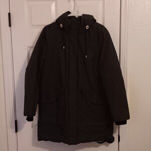 Zara Olive Winter Coat